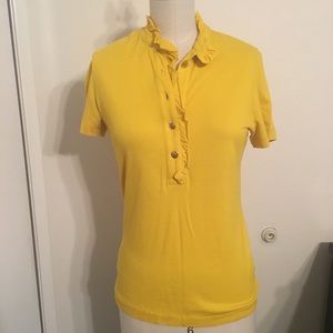 Tory Burch yellow polo